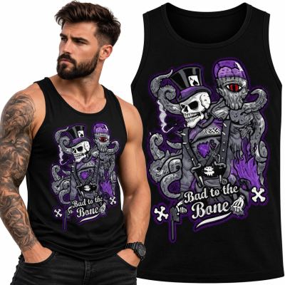 TANK TOP  HORROR BAD BONE